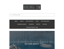 Tablet Screenshot of bobsorge.com
